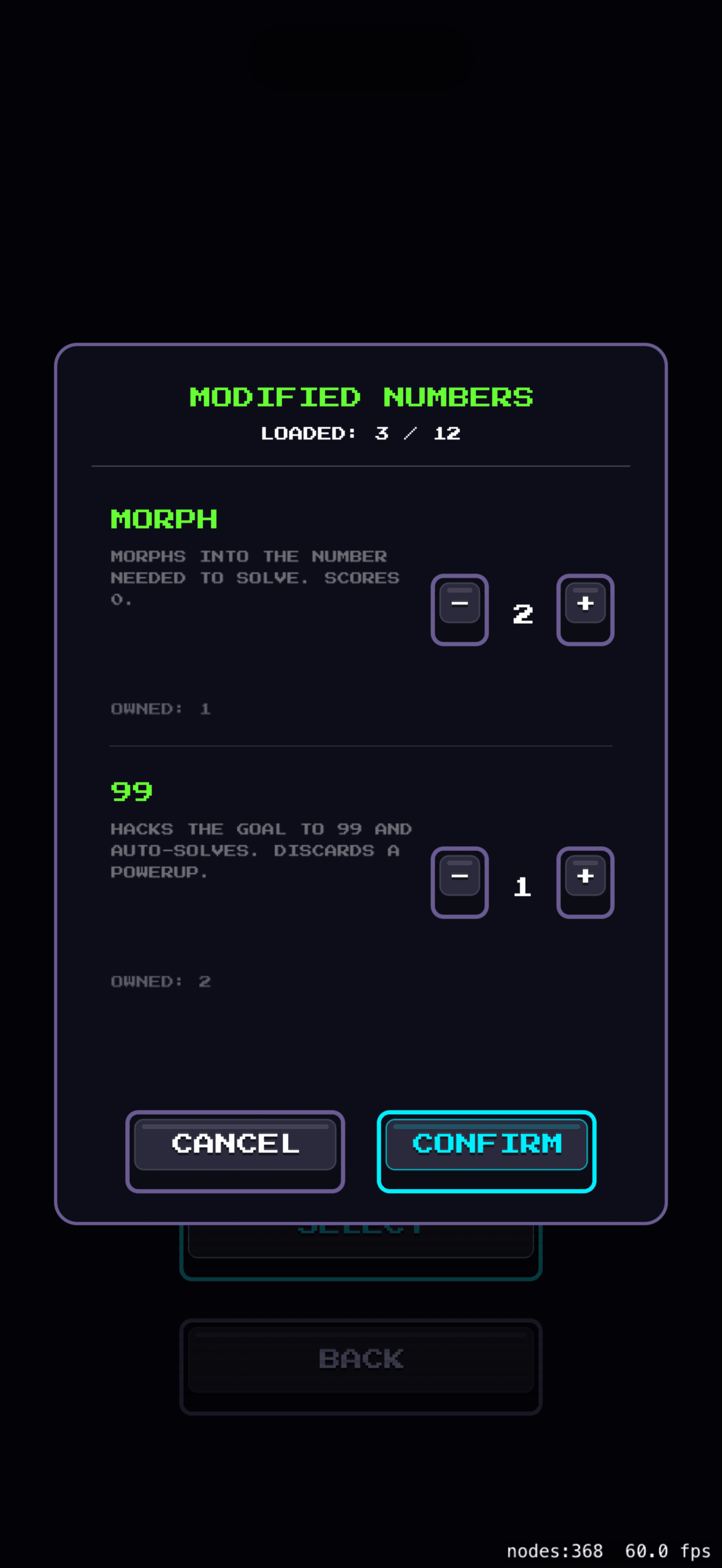 Modified numbers